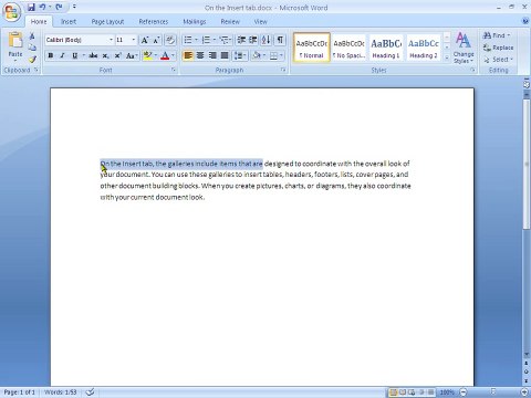 microsoft office word cut copy past in urdu part 014
