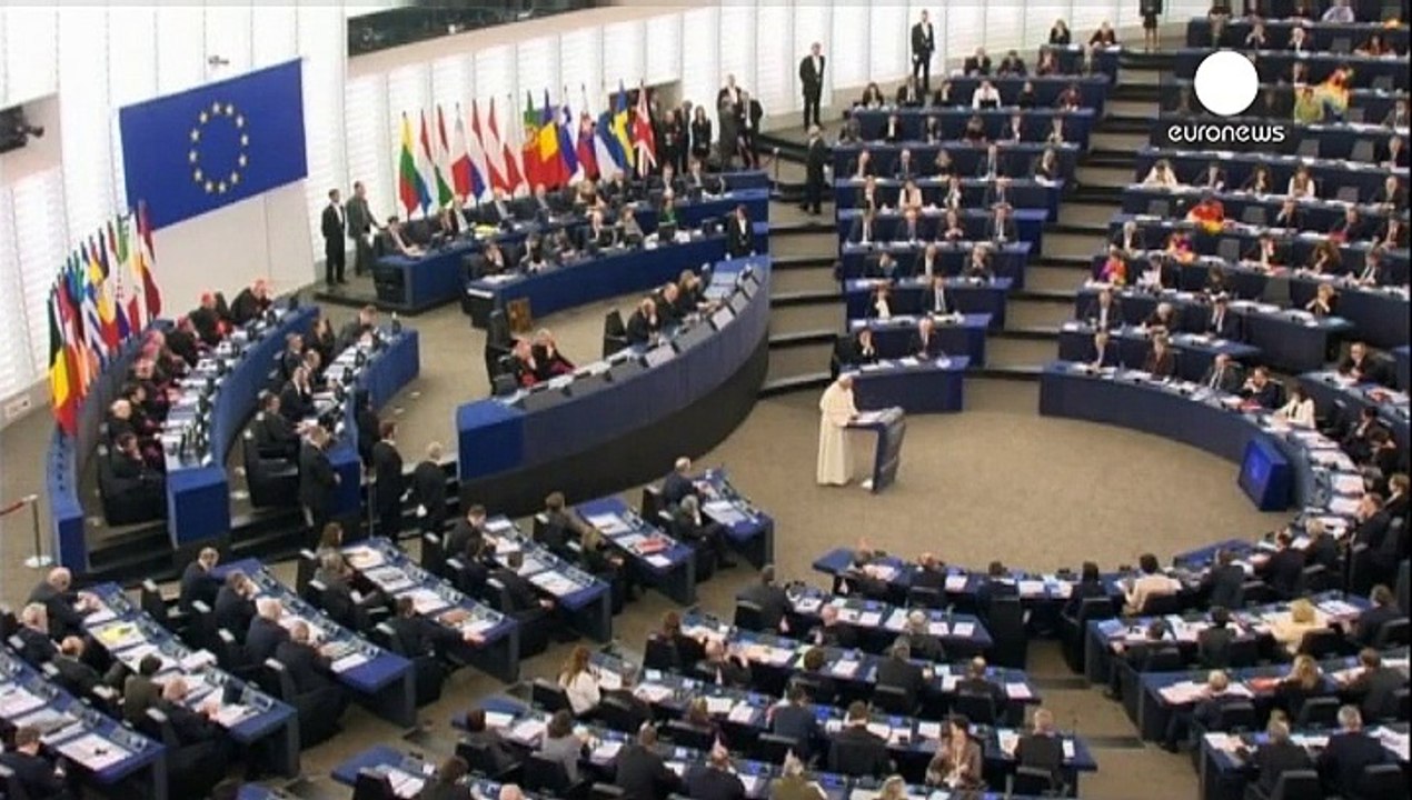 Papst Franziskus im EU-Parlament: 'Wir können nicht zulassen, dass das Mittelmeer ein riesiger Friedhof wird'