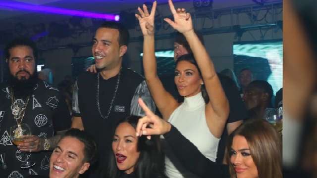 Kim K Parties Hard In Abu Dhabi