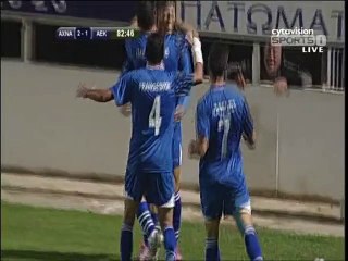 Άχνα - ΑΕΚ (Γκολ Βάλντο 83')