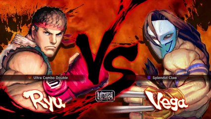 Ryu VS Vega 24/11/2014 HD - Ultra Street Fighter IV