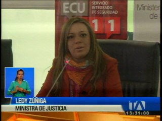 Firman convenio con el ECU911 para frenar la violencia contra la mujer