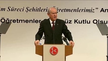 Bahçeli'den Davutoğlu'nun Tunceli Ziyaretine Sert Tepki