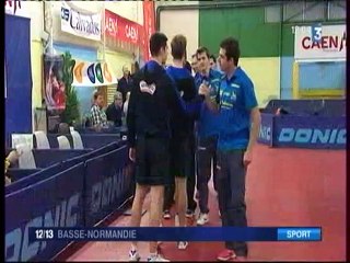 CAEN TTC - STERILGARDA Coupe d'Europe ETTU de tennis de table le  21 novembre 2014