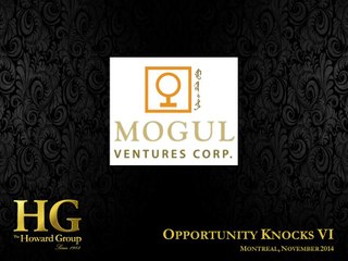 Mogul Ventures Corp. (Pending RTO) Presentation - Opportunity Knocks VI