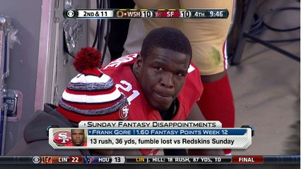 'NFL Fantasy Live': Sunday Fantasy Disappointments
