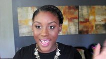 Braided Crown Fall Protective Style for Natural Hair