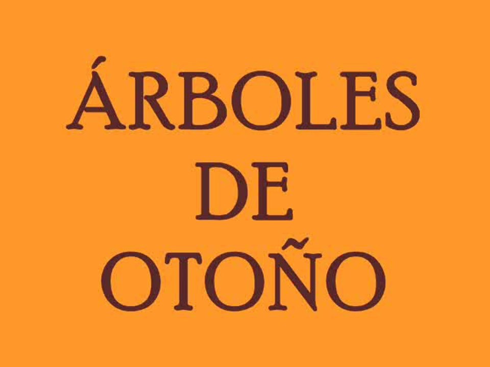 Árboles de otoño