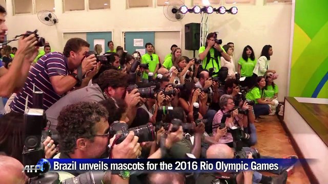 Brazil unveils mascots for the 2016 Rio Olympic Games