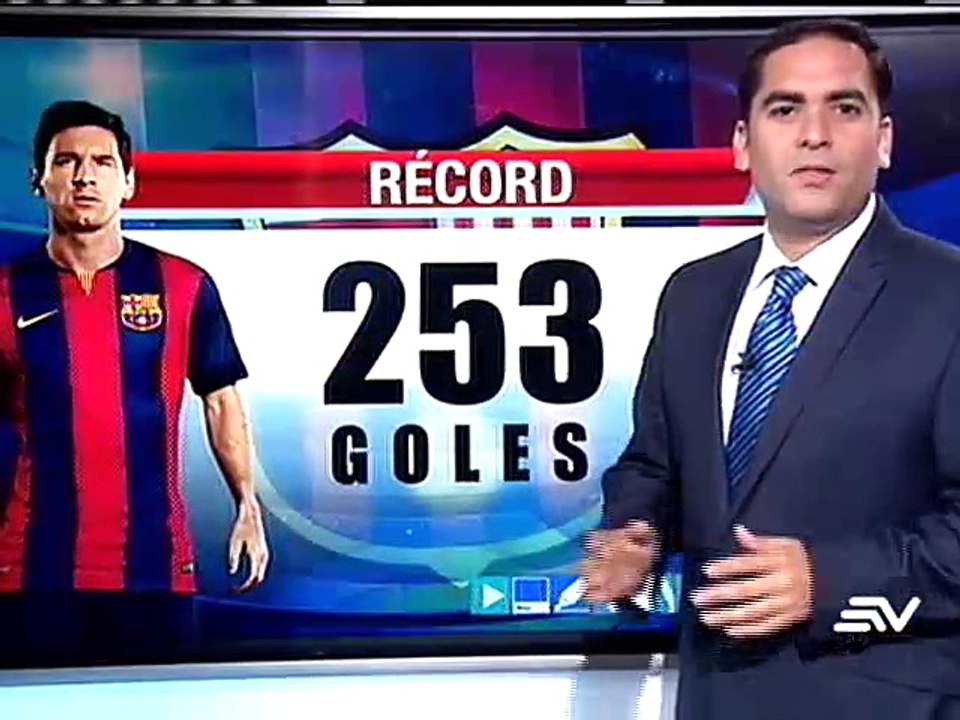 Messi rompe record de Telmo Zarra