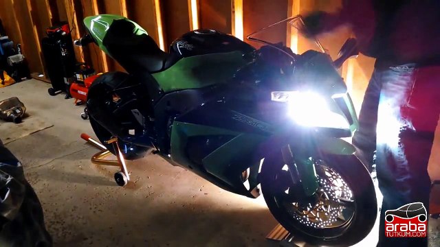 Kawasaki ZX10R - Akrapovic Eksoz - Araba Tutkum