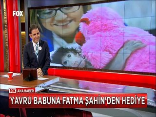 Yavru Babuna Belediye Başkanı Fatma Şahin'den hediye