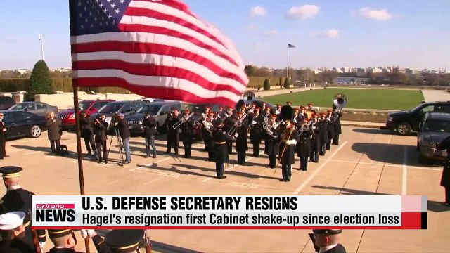 U.S. Defense Secretary Chuck Hagel resigns