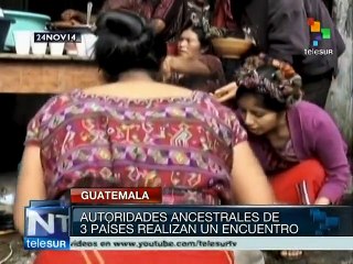 Autoridades indígenas de 3 países comparten conocimientos de gobierno