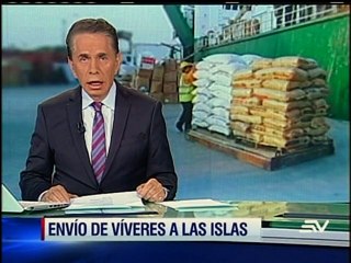 Se alista el envío de más de mil toneladas de suministros hacia Galápagos