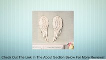 White Metal Angel Wing Wall Decor Set of 2 Review