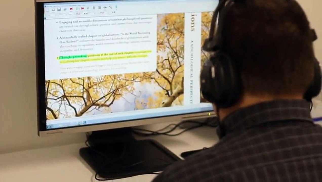 Douglas at Centennial College's Centre for Students with Disabilities