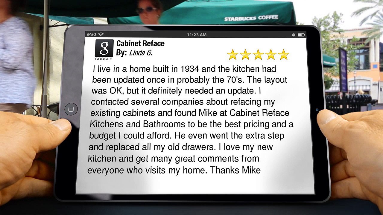 Cabinet Reface Overland Park         Amazing         5 Star Review by Linda G.