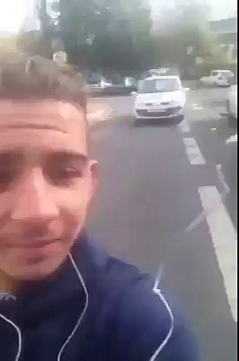 Le malade qui se filme en pleine course poursuite avec la police !