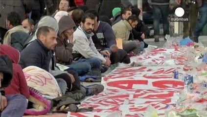Refugiados sírios em greve de fome na Grécia