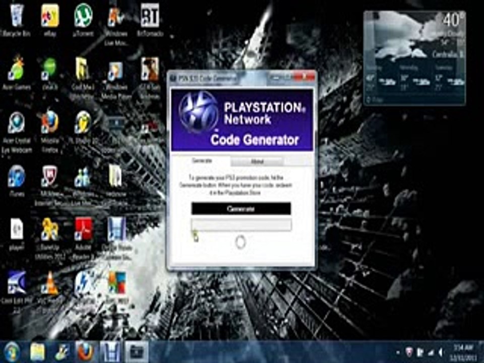 Générateur Code Psn