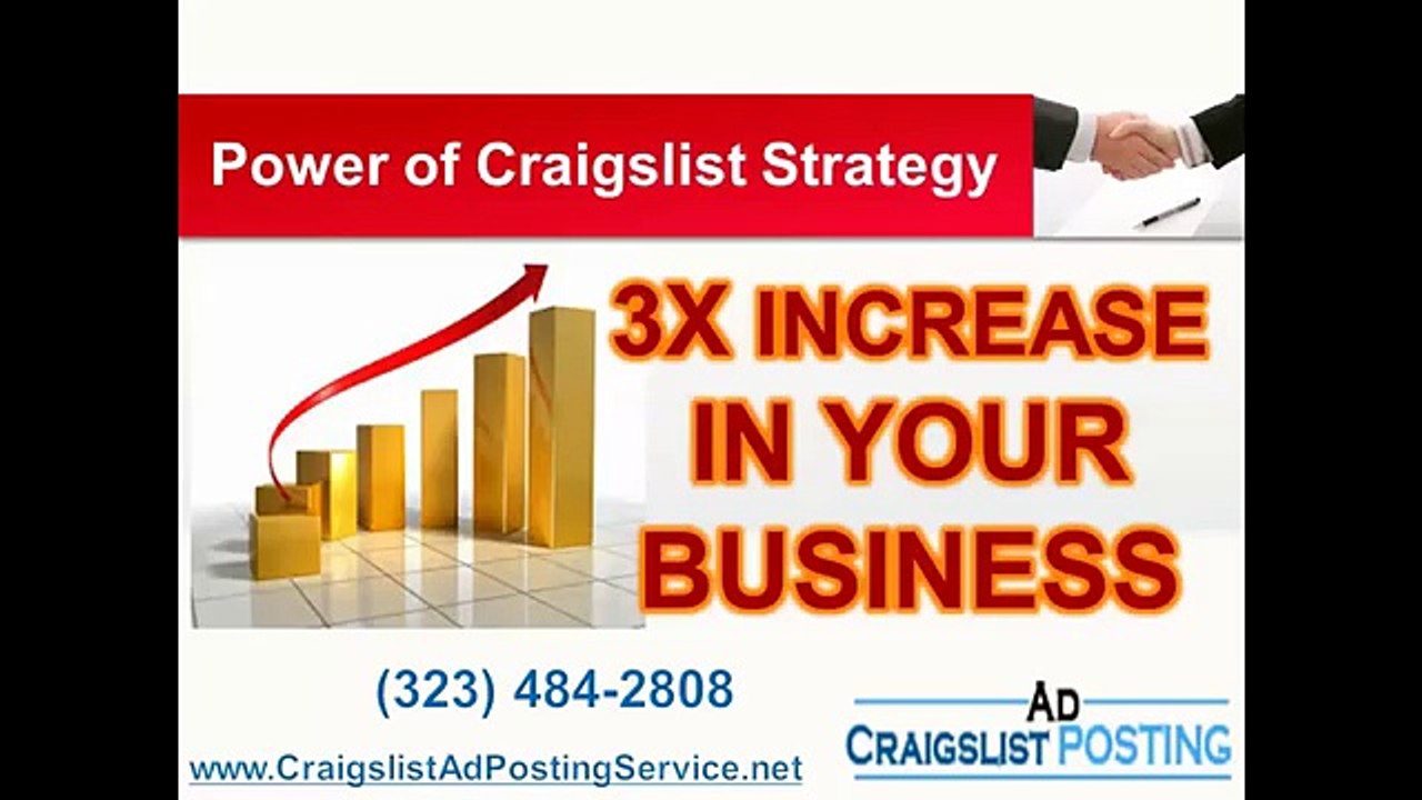 Craigslist Posting Service, Craigslist Ad Posting Service