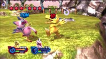 Agumon VS Biyomon In A Digimon All-Star Rumble Battle / Match / Fight