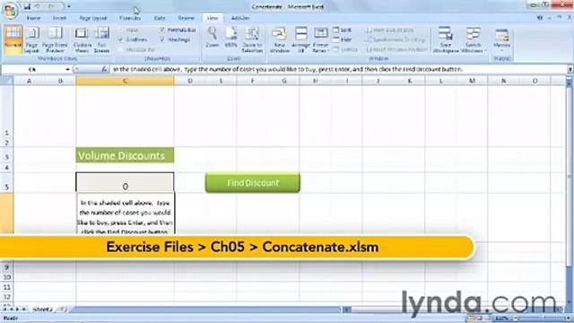 Starting With VBA in Excel lecture 32 cat