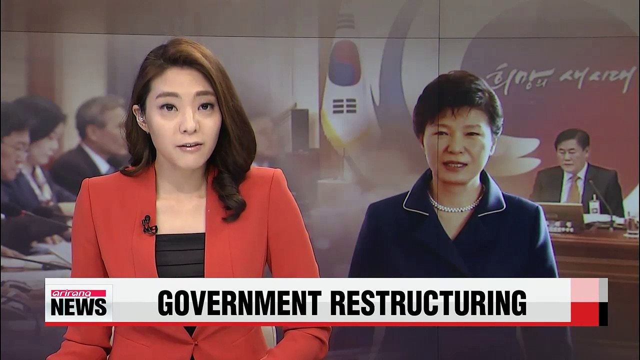 President Park calls for prompt organization of new safety ministry, personnel agency