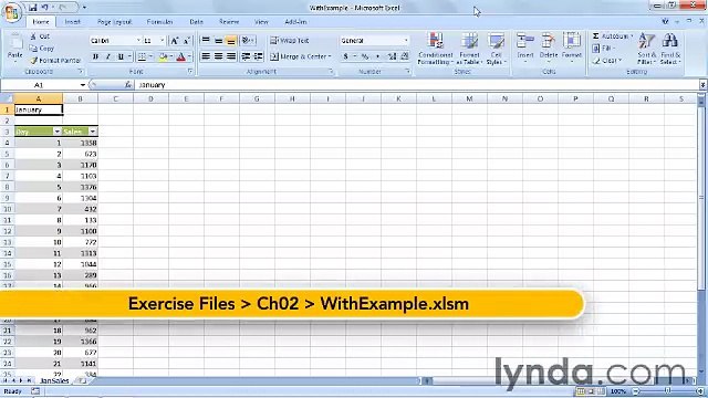 Starting With VBA in Excel lecture 18