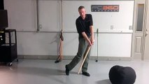 Simple Golf Swing Drill #5 - How Hip Trainer, Stick and Bag Improve Golf Swing