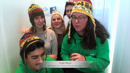 Café Pitch - Wizbiiprotour GEM 2014 - Amina & David