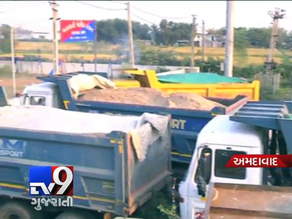 Authorities 'Passive' over illegal sand mining in Ahmedabad Part 1 - Tv9 Gujarati