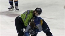 So epic Hockey fight : Batman Gets Destroyed By The Riddler in ECHL Fight