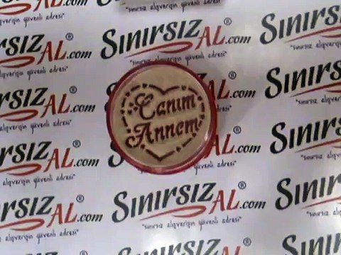 Kumdan Canım Annem & Seni Seviyorum Görünümlü Kumdan Hediye