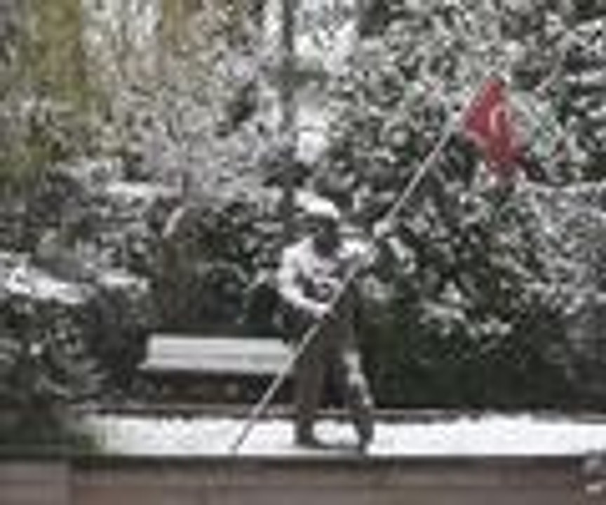 Başkent'te kar yağışı