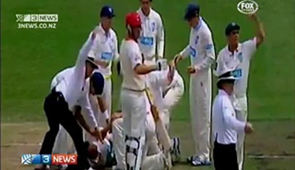 Philip Hughes Knocked Down by Brutal Bouncer
