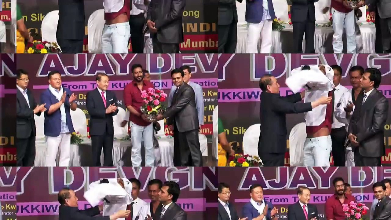 Ajay Devgn honoured with Dan Black Belt