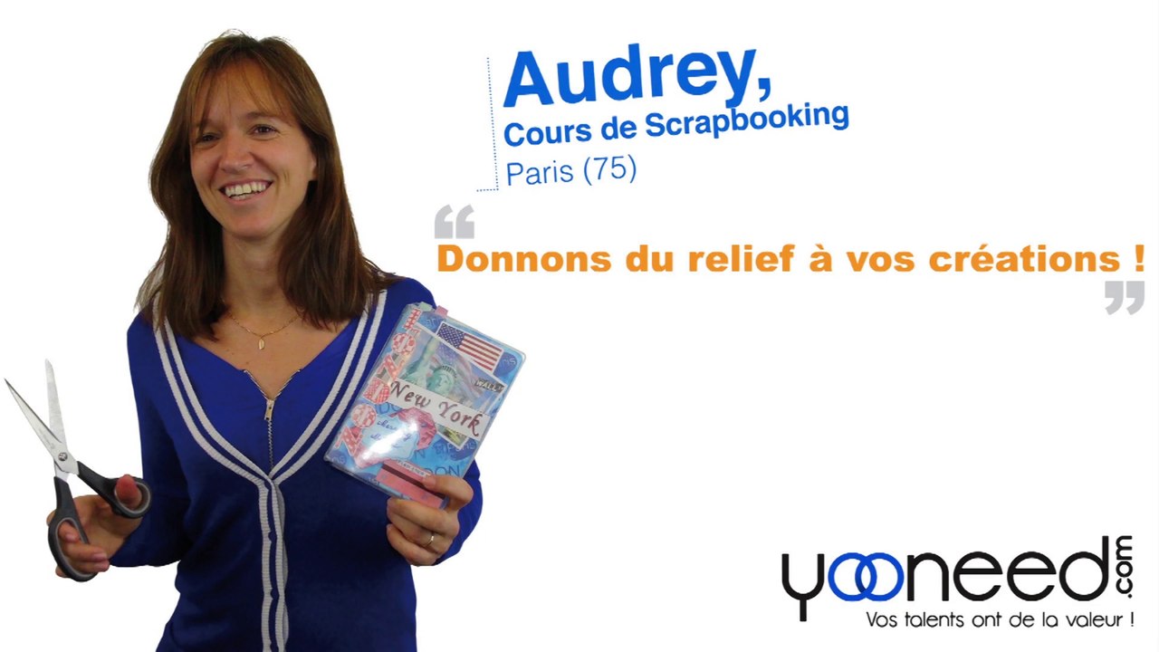 Cours de scrapbooking  à Paris(75016)  avec Audrey - Yooneed
