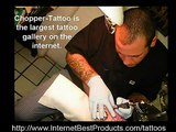 Cross tattoos, star tattoos, and more in Chopper Tattoo