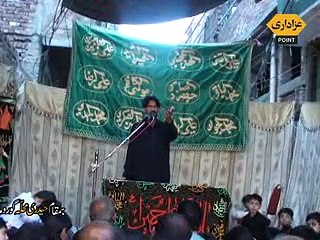 Zakir Shabeer Hussain Shah Majlis 15 Muharram 2014 Gulberg Lahore