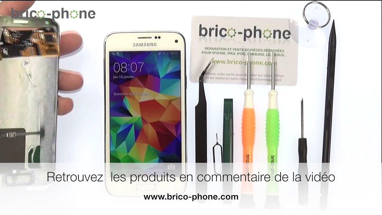 Tuto - Galaxy S5 mini G800F - Changer la vitre et l'écran AMOLED Démontage + remontage HD