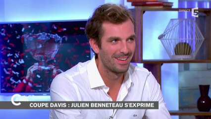 Coupe Davis : Julien Benneteau revient sur la défaite Française - C à vous - 24/11/2014