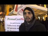 Aversa (CE) - Strisce gialle occupate abusivamente, protestano i disabili (24.11.14)