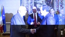 Roma - Napolitano con il presidente della Repubblica Araba d'Egitto (24.11.14)