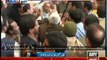 Talal Chaudhry & Abid Sher Ali face GO NAWAZ GO Chants ,Abid Sher Ali Escapes Thrashing