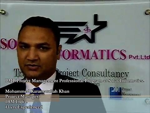 Solus Informatics - PMP Training Institute In Hyderabad