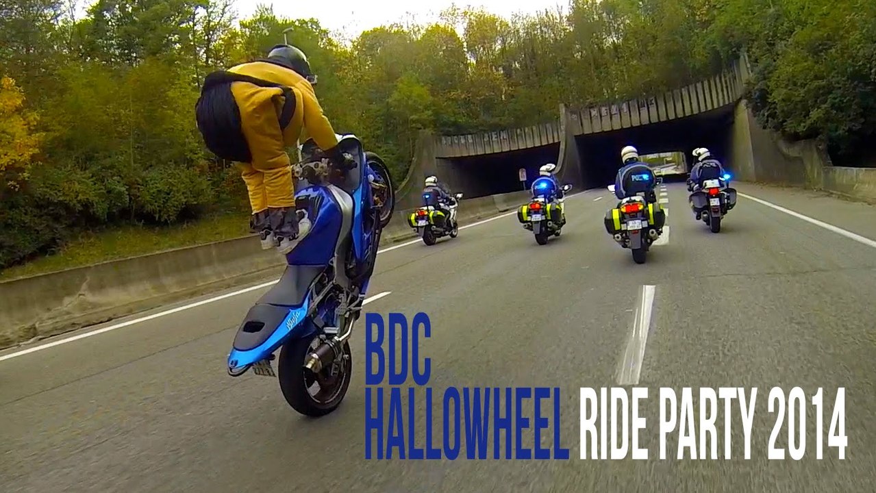 Hallowheel : Freeride encadré par des policiers...