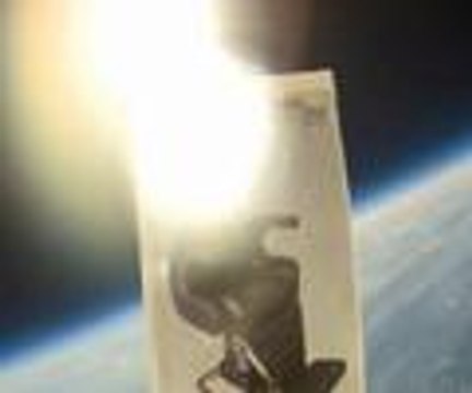 Uzayda reklam filmi çektiler