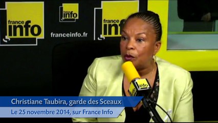 Taubira «très réservée» sur le regroupement d'islamistes radicaux